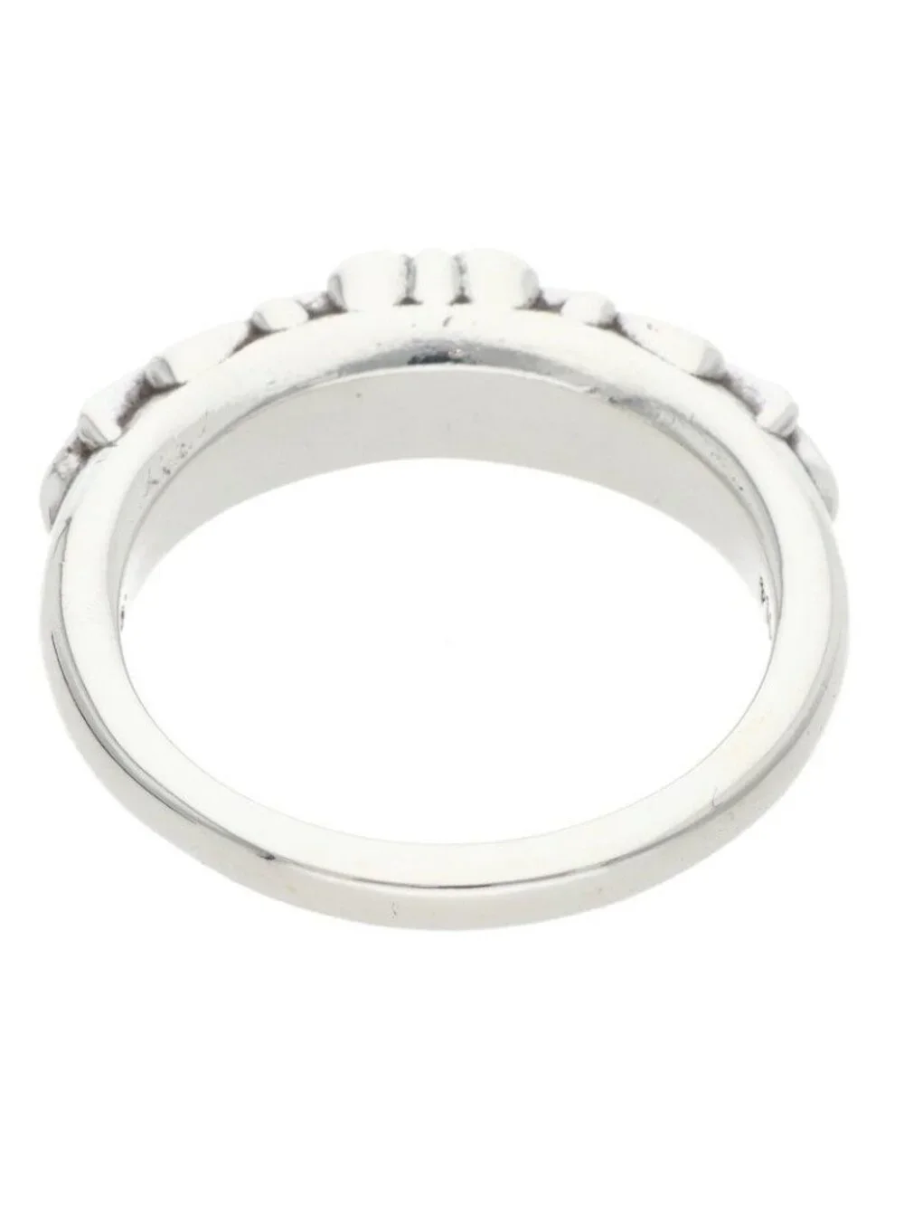Chrome Hearts Baby Classic Floral Cross Silver Ring